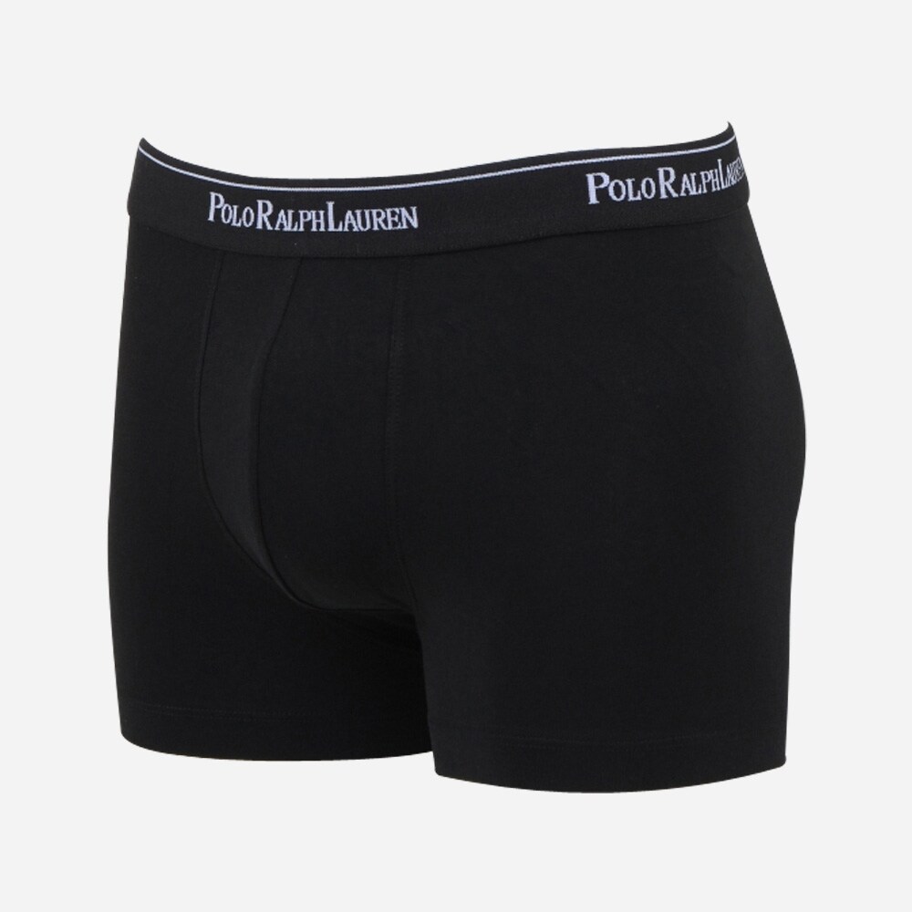 3 Pack Boxer Trunks - Black