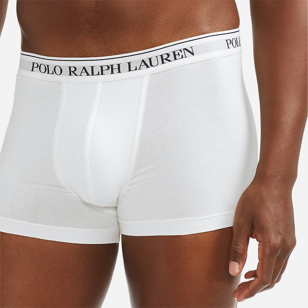 3 Pack Stretch Cotton Trunk - White