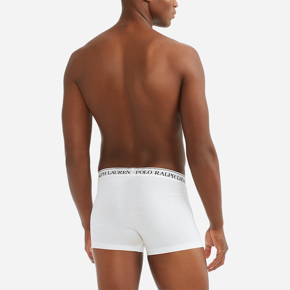 3 Pack Stretch Cotton Trunk - White