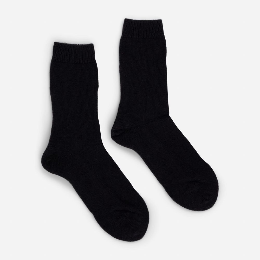 Cosy Wool Sock - Black