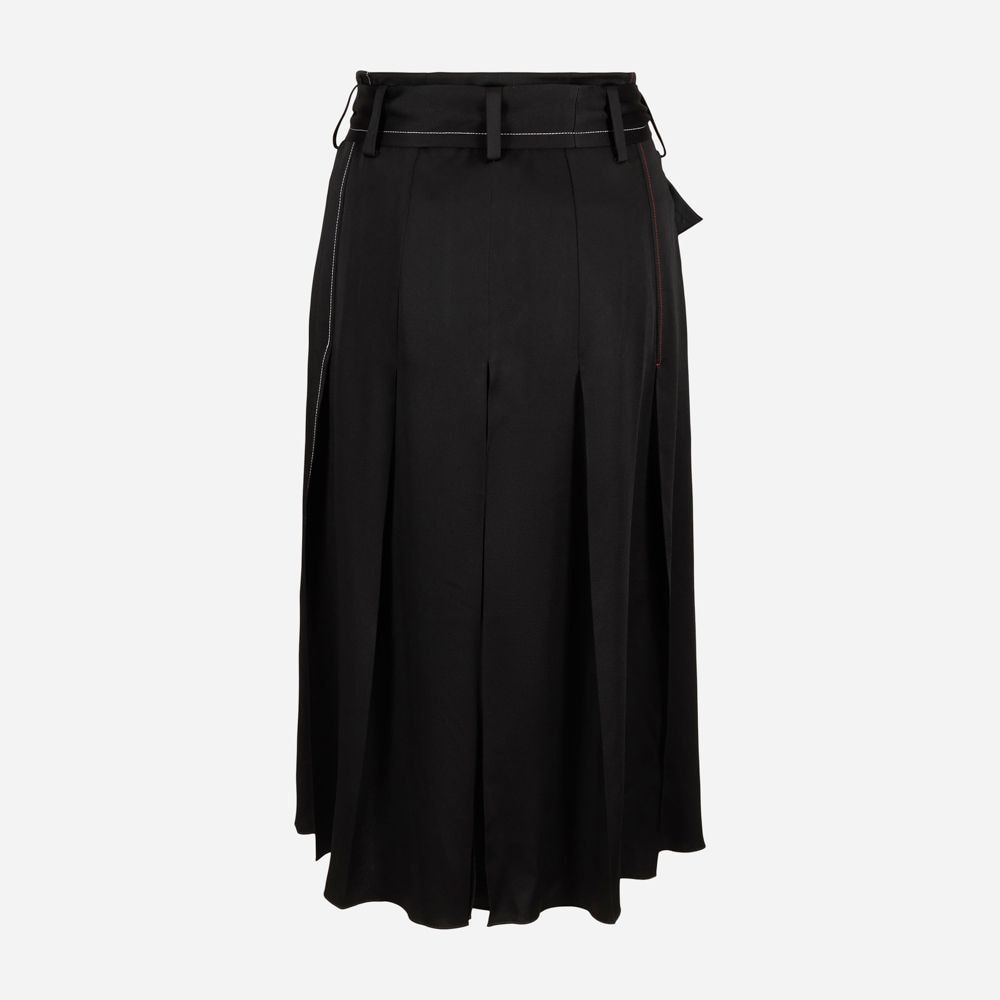 Trench Skirt Black