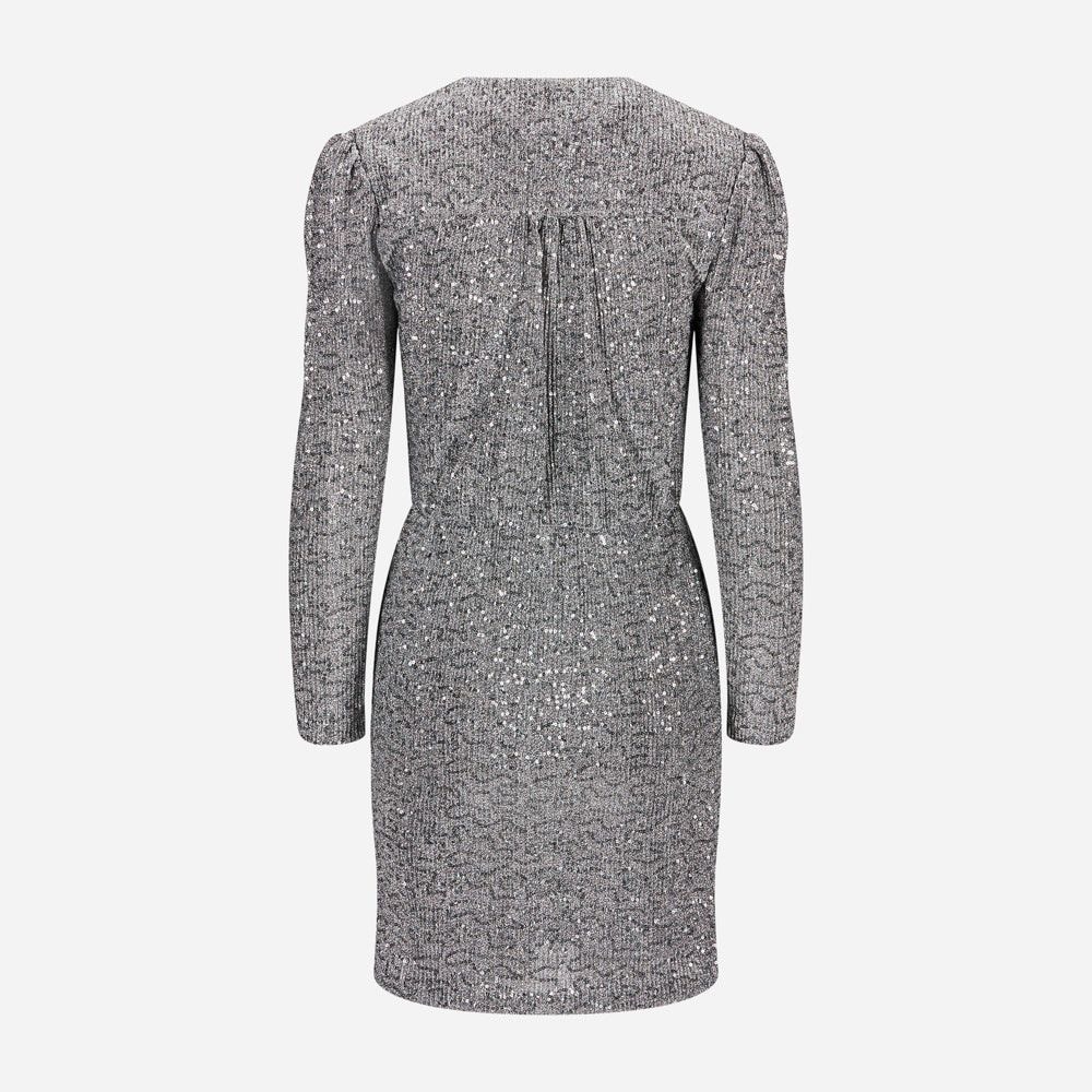 Zouzou Sequins Dress 191 Silver