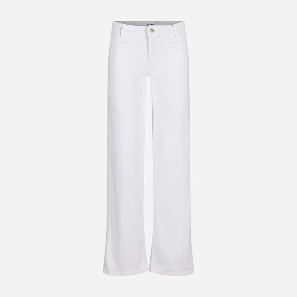 Tess Wide Leg - Pure White Stone