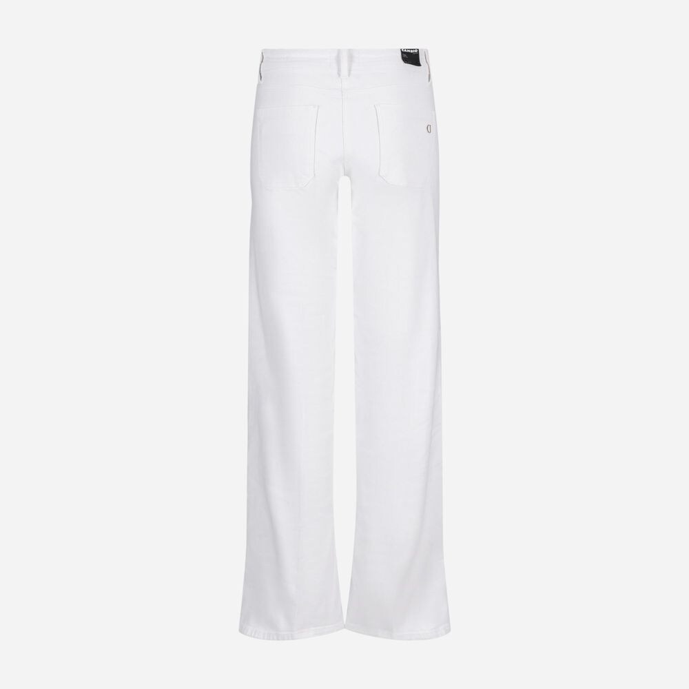 Tess Wide Leg - Pure White Stone