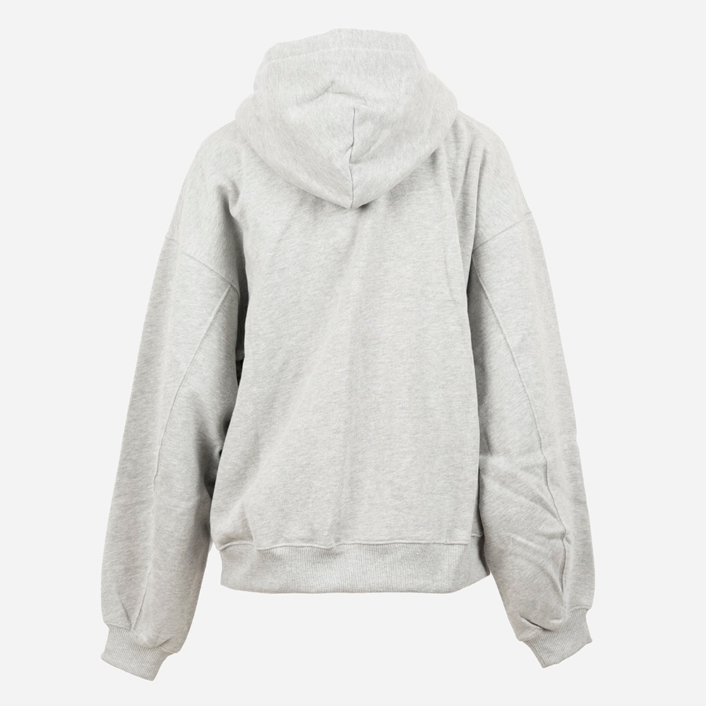 W. Fortune Zip Hoodie Lt. Grey Mix
