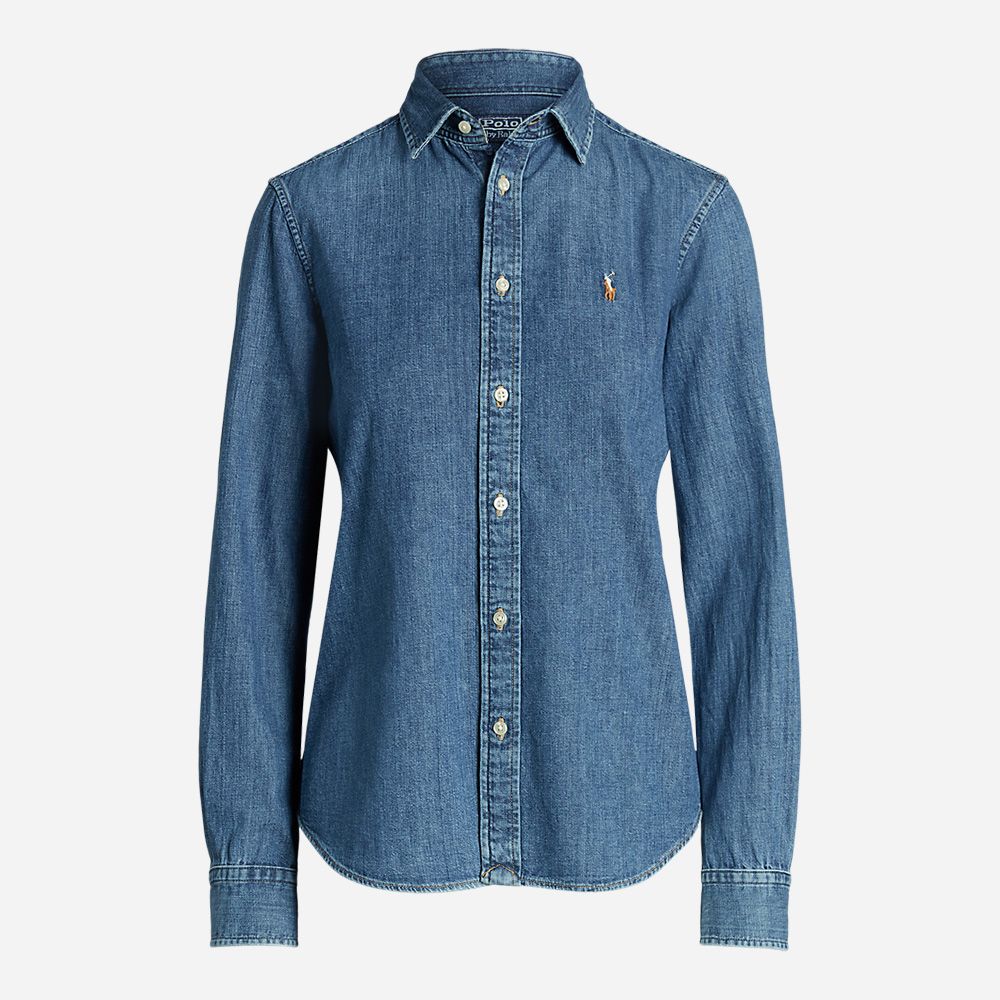 Straight Fit Denim Shirt - Merced Wash