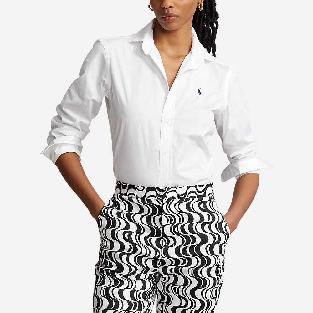 Classic Fit Cotton Shirt - White