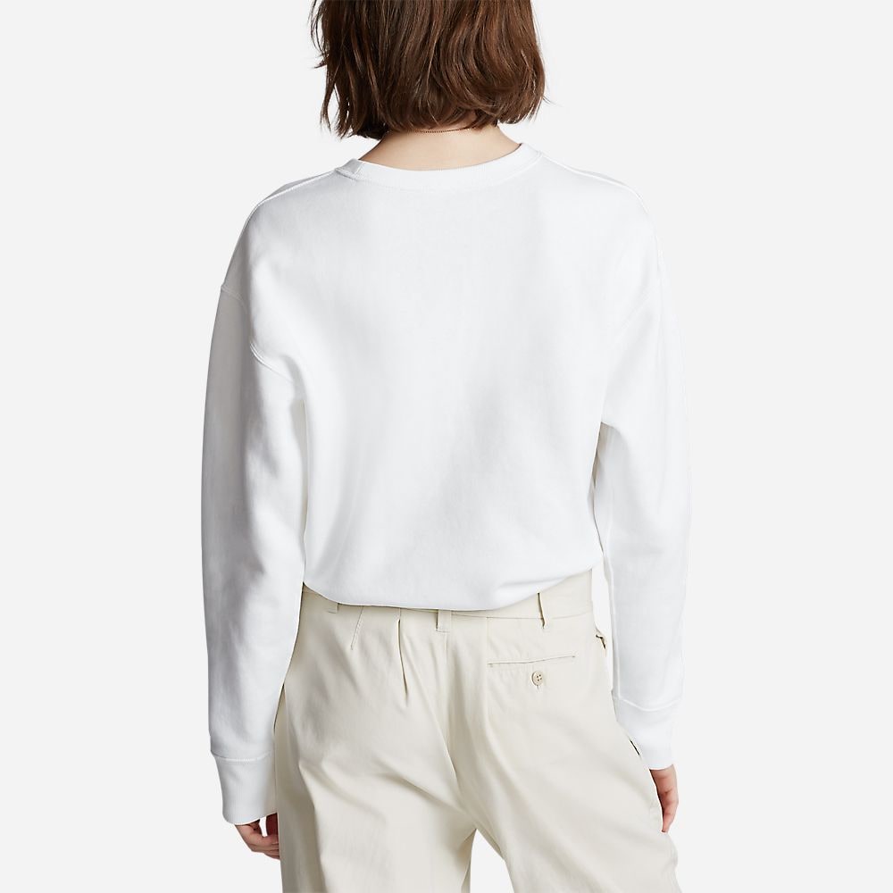 Fleece Pullover - White