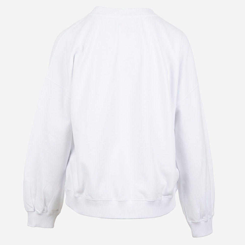 Organic Cotton Sweater Sunset - White