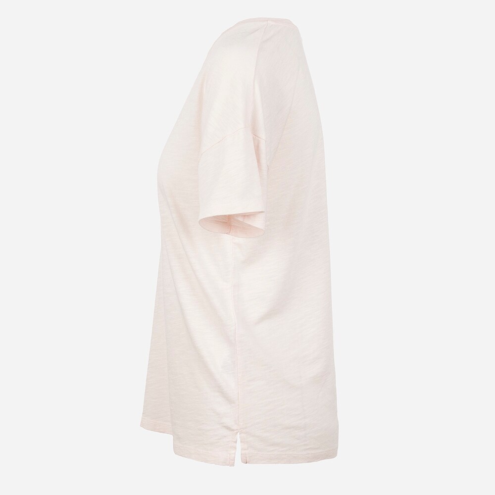 Co Slub Shirt V-Neck - Cold Blush