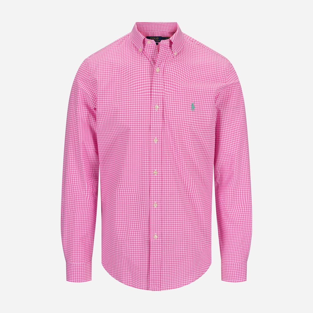 Slbdppcs-Long Sleeve-Sport Shirt 4656l Resort Rose/White
