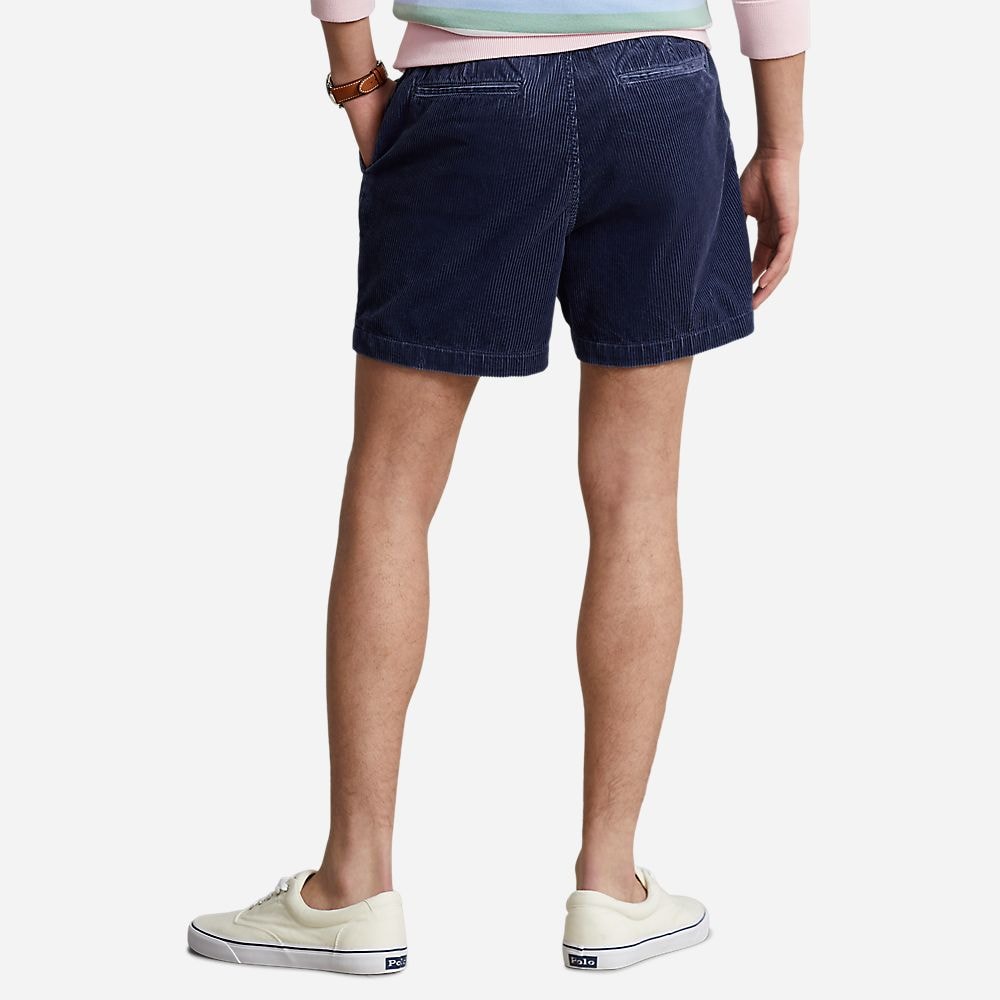 Polo Prepster Corduroy Short - Boston Navy Red Horse