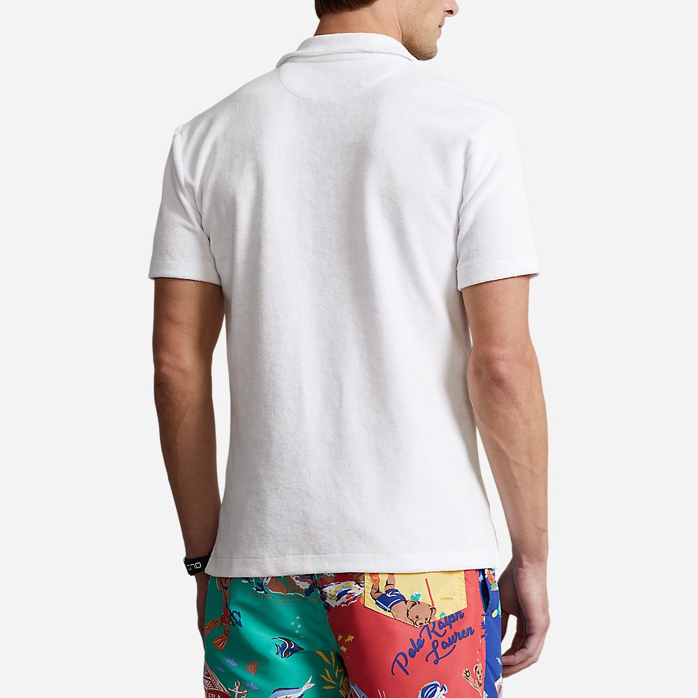Terry Camp Shirt - White
