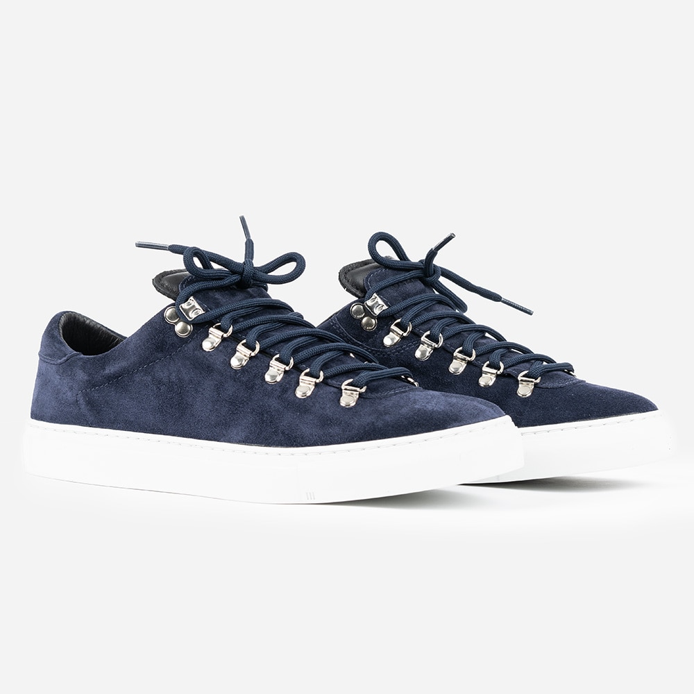 Marostica Low - Navy Suede