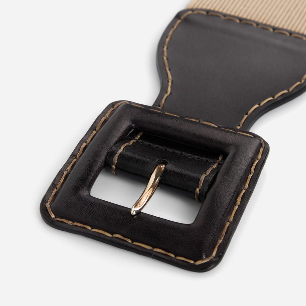 Camelia Elastic Belt - Nero