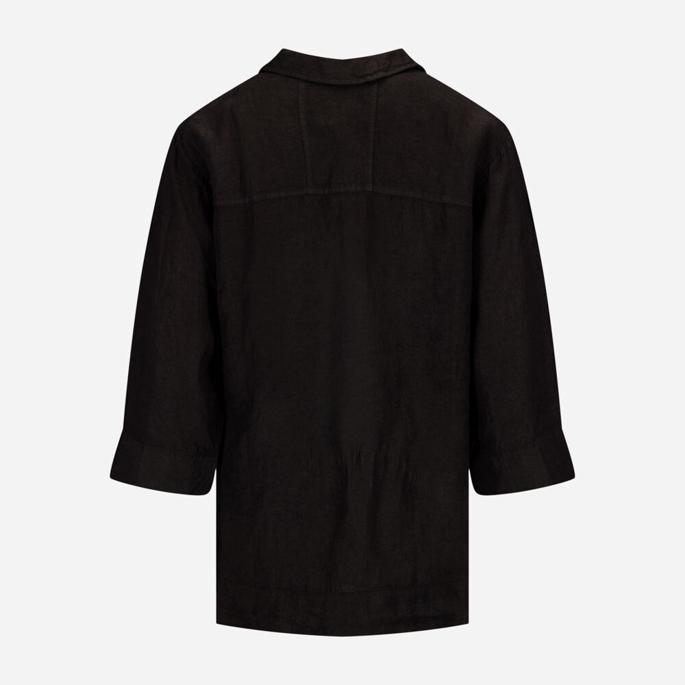Linen Shirt - Black