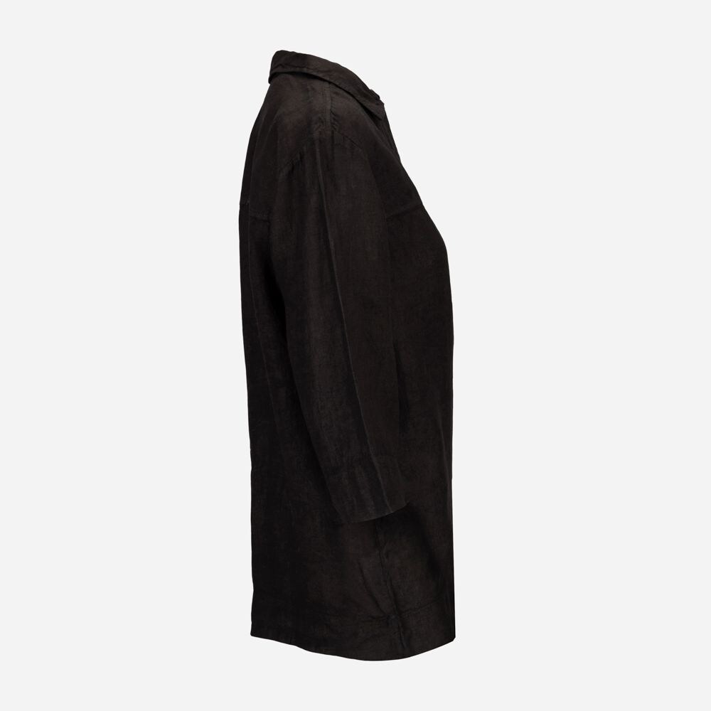 Linen Shirt - Black