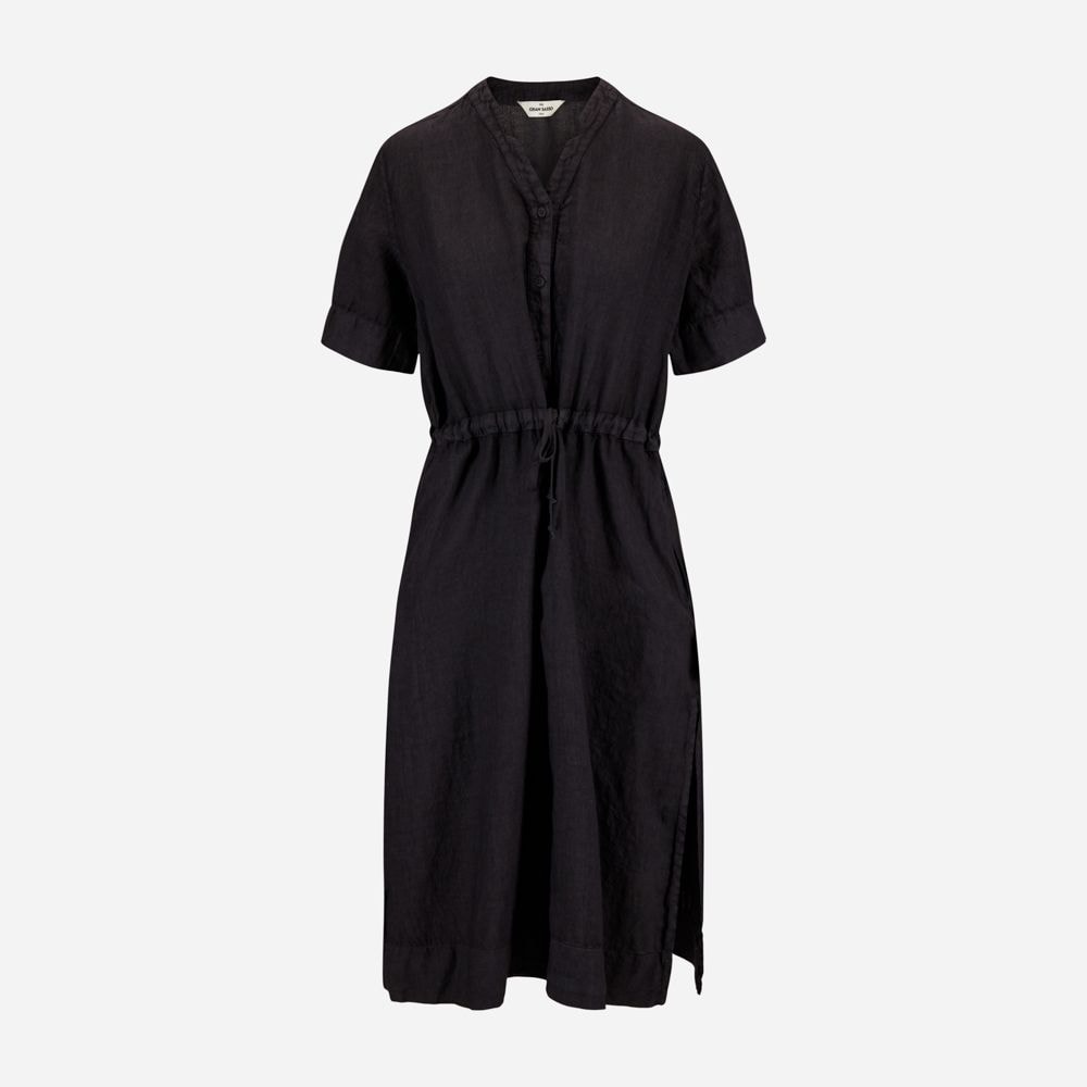 Linen Dress - 099 Black