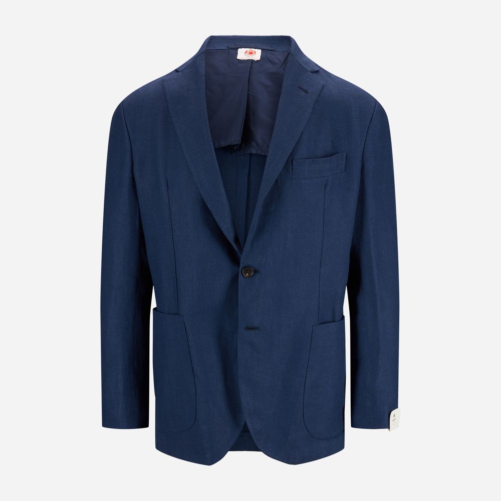 Giacca - Navy Herringbone