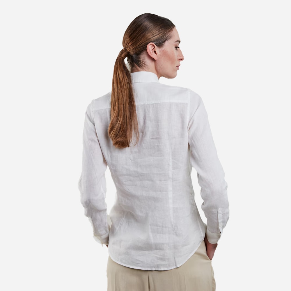 Sofie Linen Shirt - White