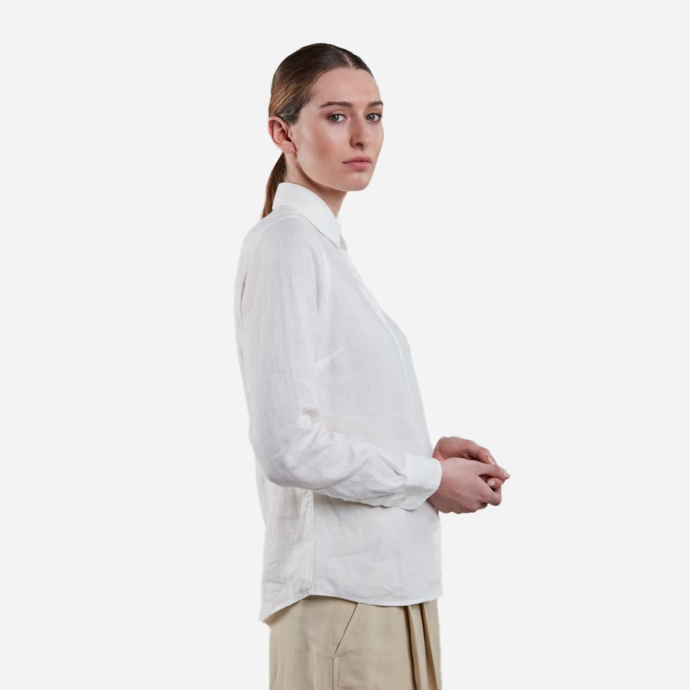 Sofie Linen Shirt - White