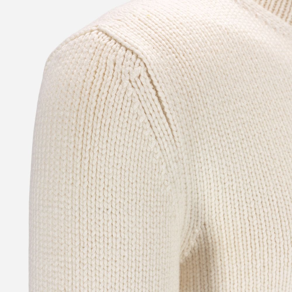 Rollneck Long Sleeve Pullover - Lux Cream