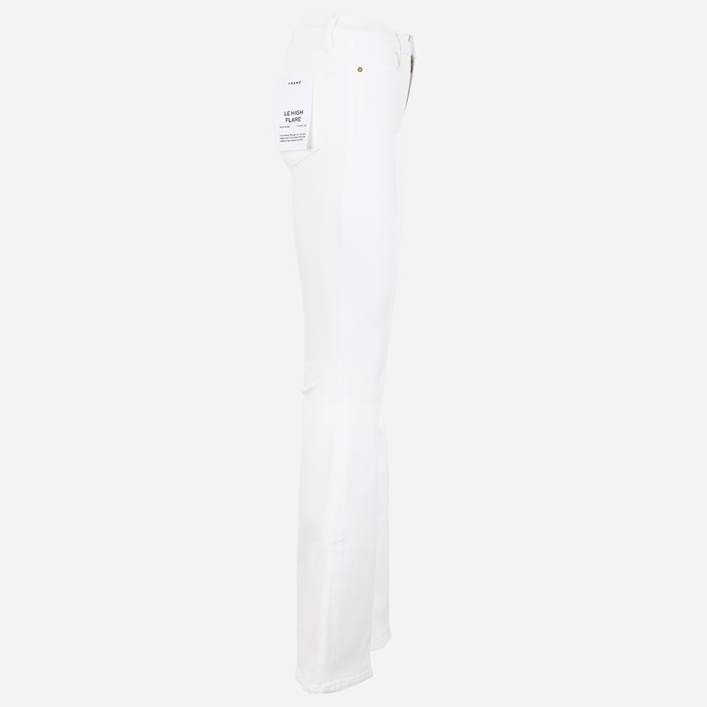 Le High Flare Jean - Blanc