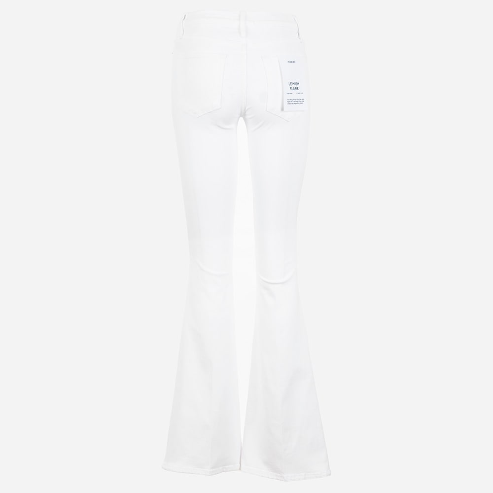 Le High Flare Jean - Blanc