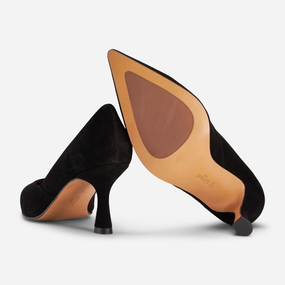 Carla Pumps - Velour Nero