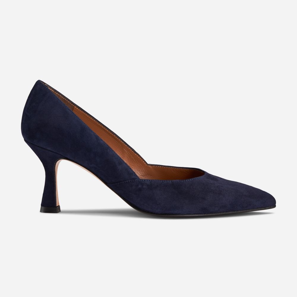 Carla Pumps - Velour Marino