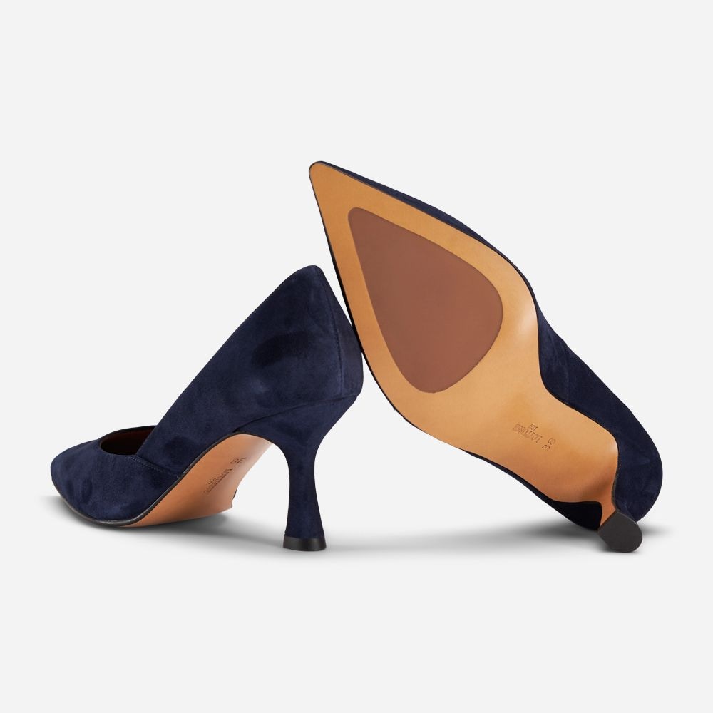 Carla Pumps - Velour Marino