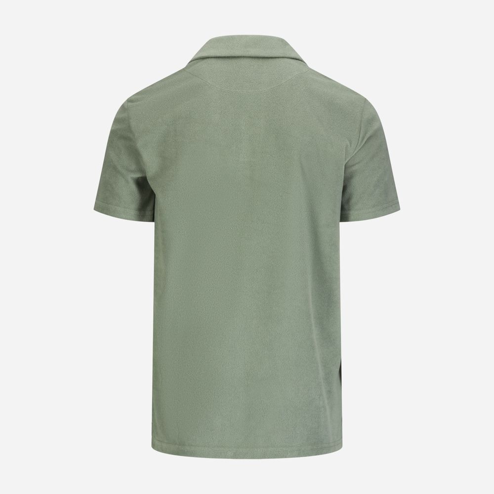 Riviera Terry Polo Short Sleeve - Mint Green