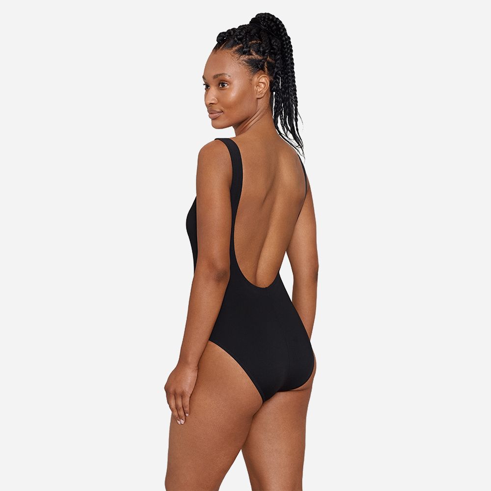Martinique One Piece - Solid Black