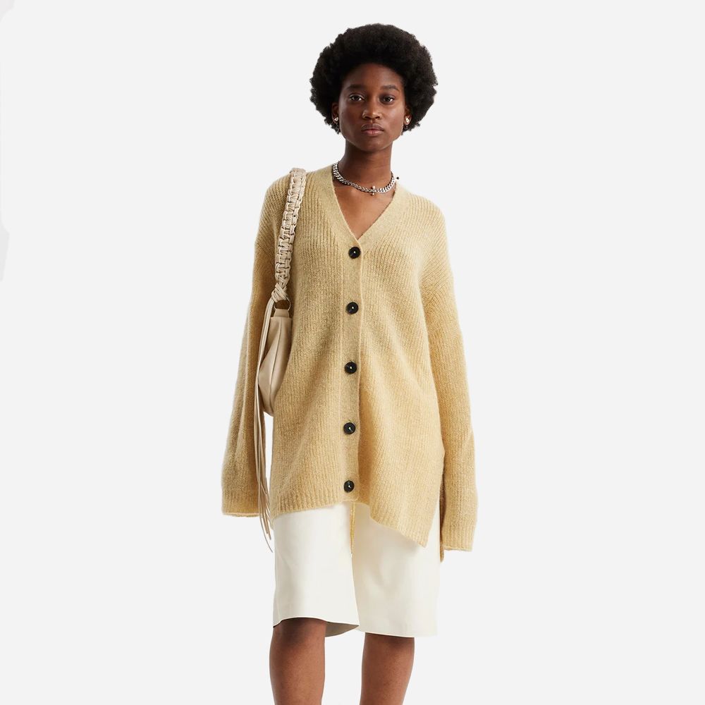 Passage Knit Cardigan - Yellow Mix