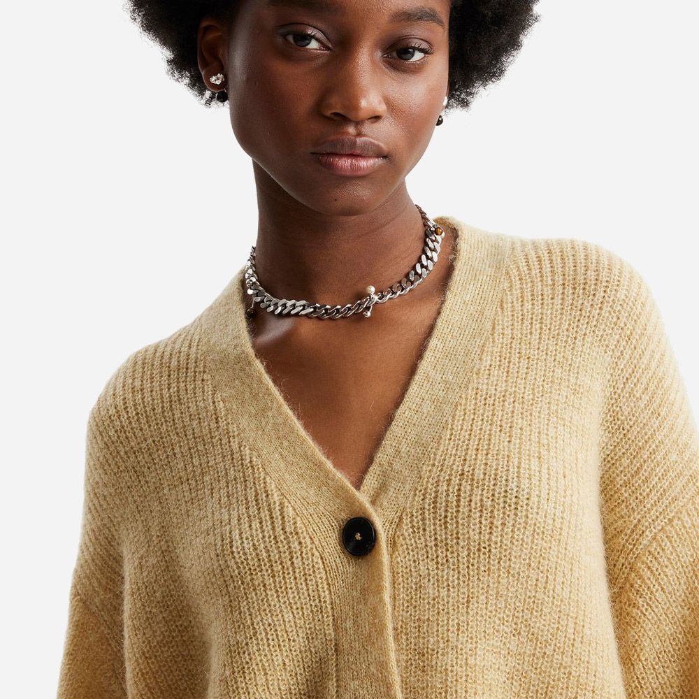 Passage Knit Cardigan - Yellow Mix