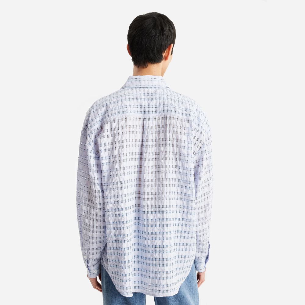 Cave Check Shirt - Lt Blue Mix