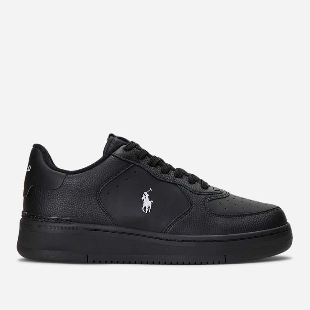 Masters Court Leather Sneaker - Black/White Pp