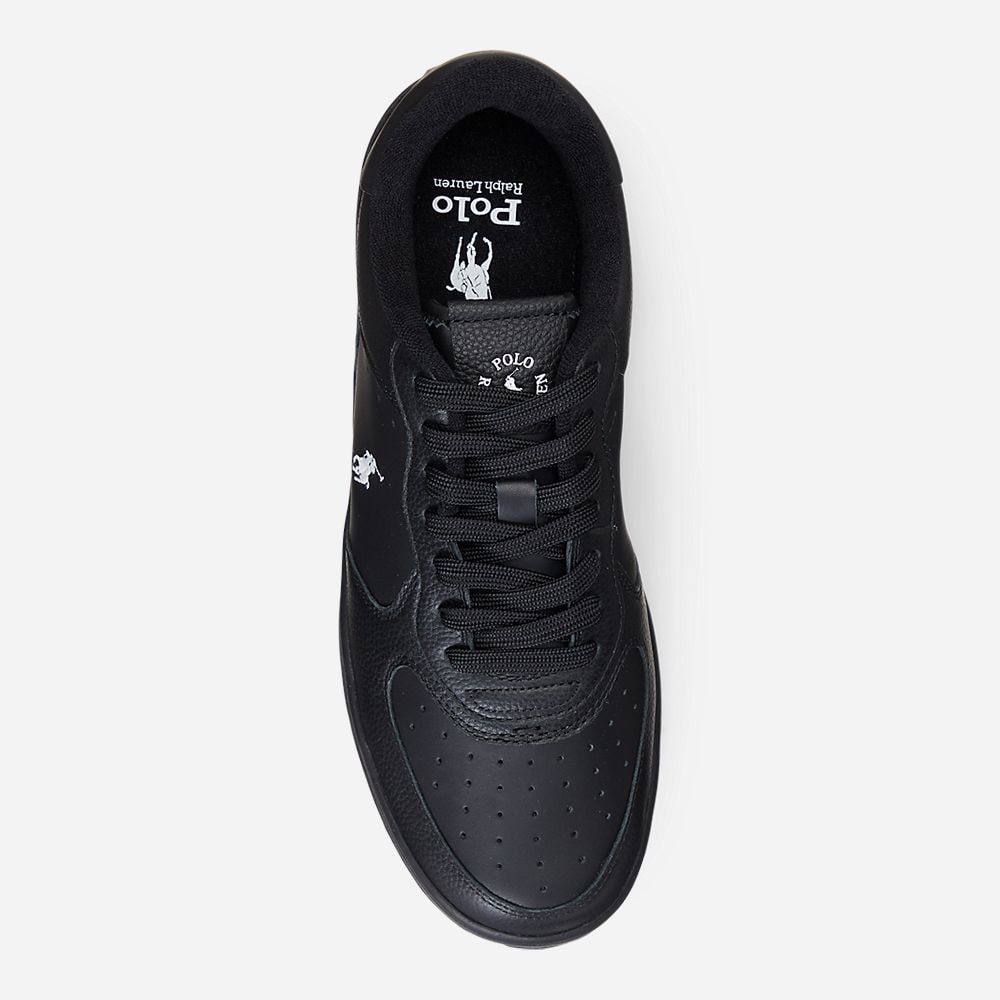 Masters Court Leather Sneaker - Black/White Pp
