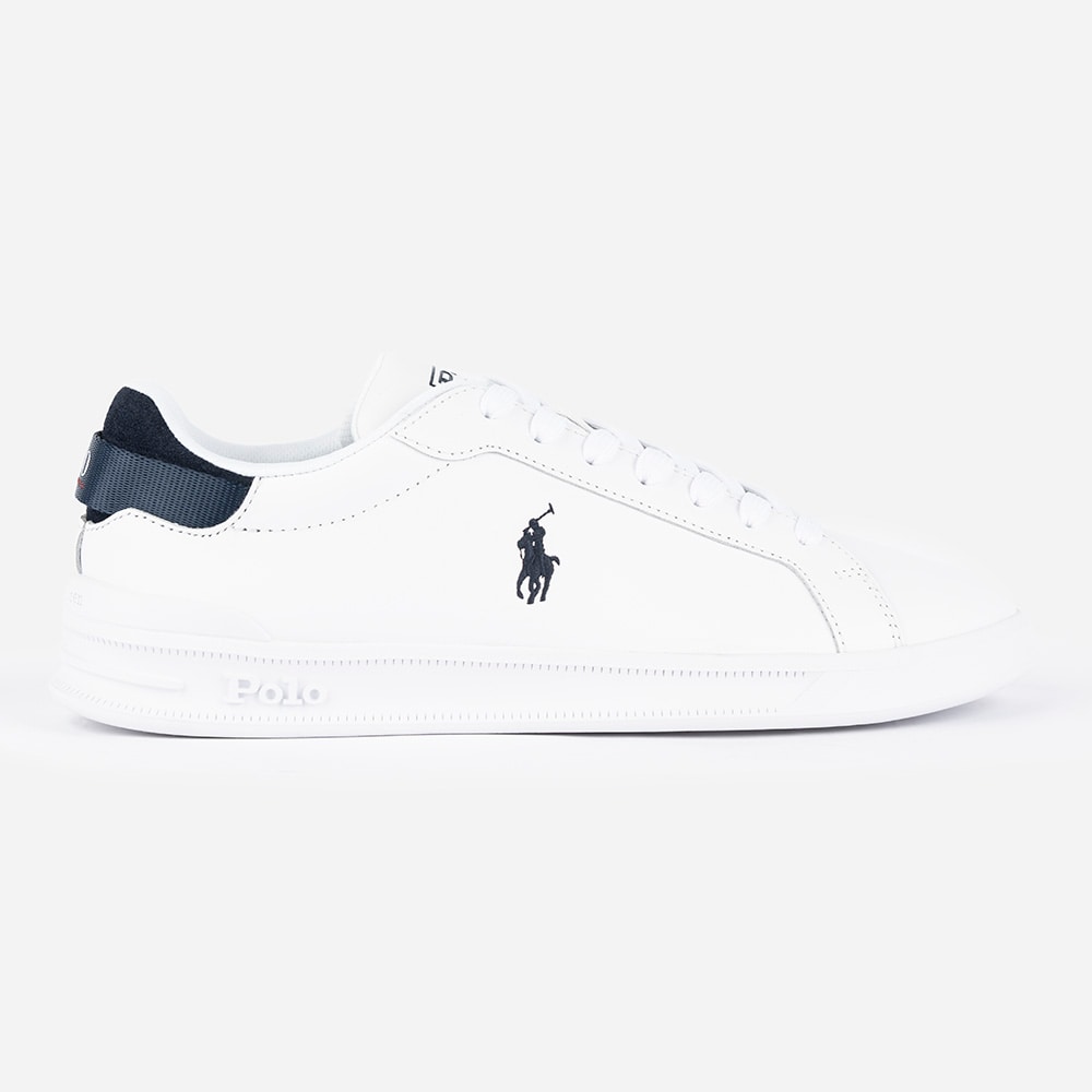 Heritage Court Iii Leather Trainer - White/Navy