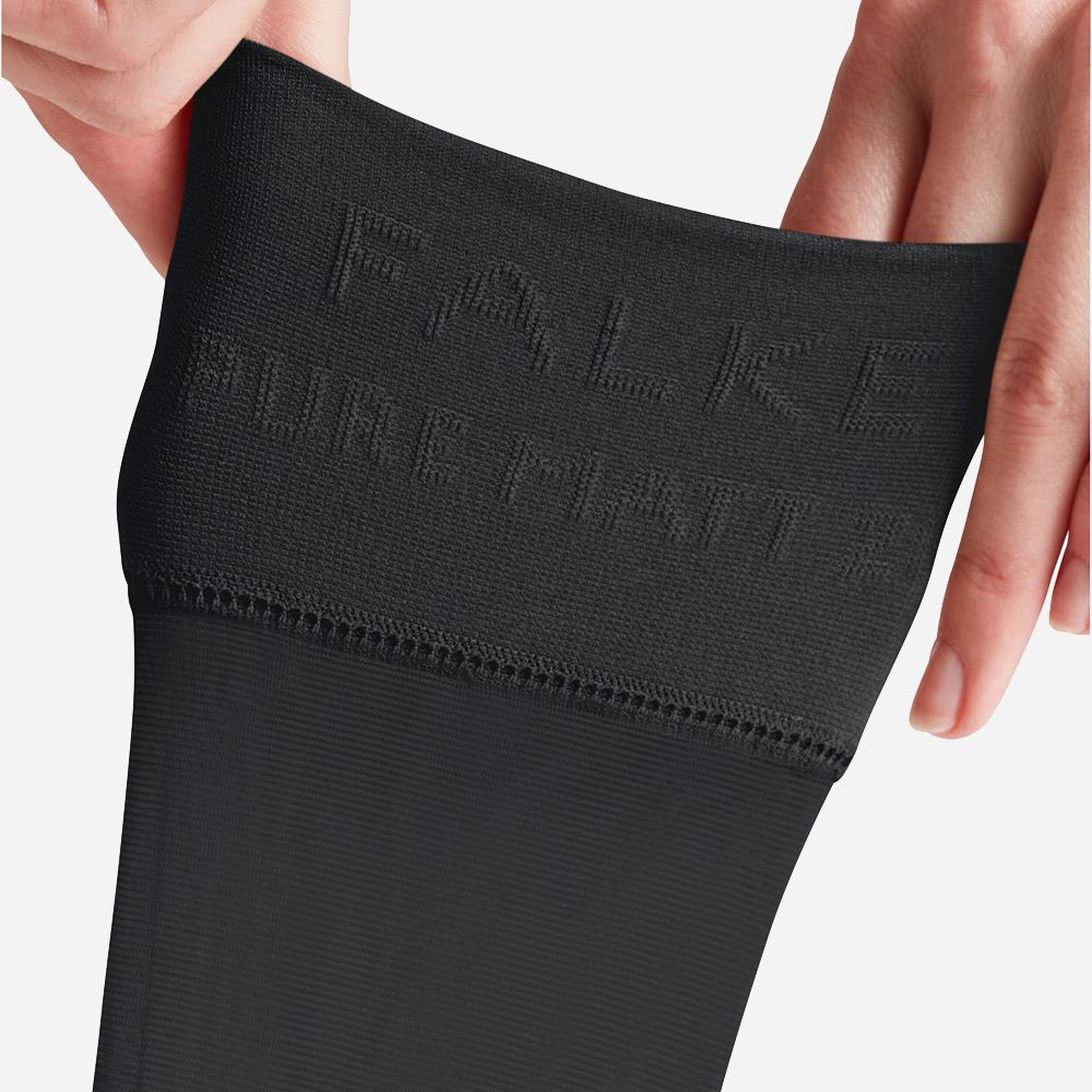 Knee High Sock Matt 20 - Black