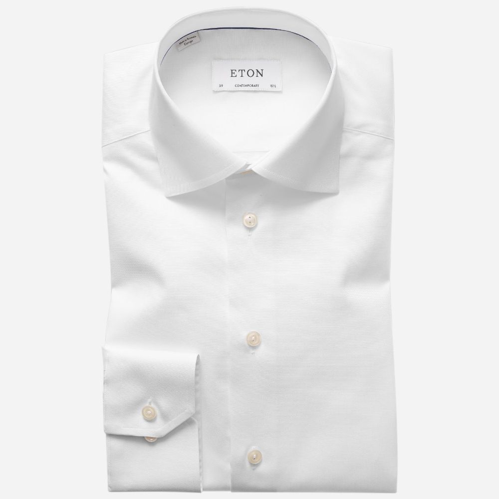 Contemporary Fit Shirt Em - White