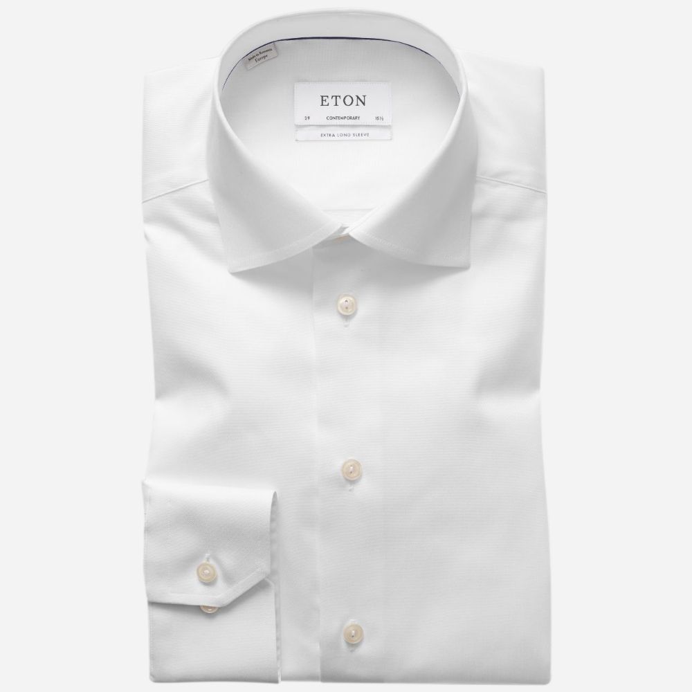 Contemporary Fit Shirt Em Xls - White