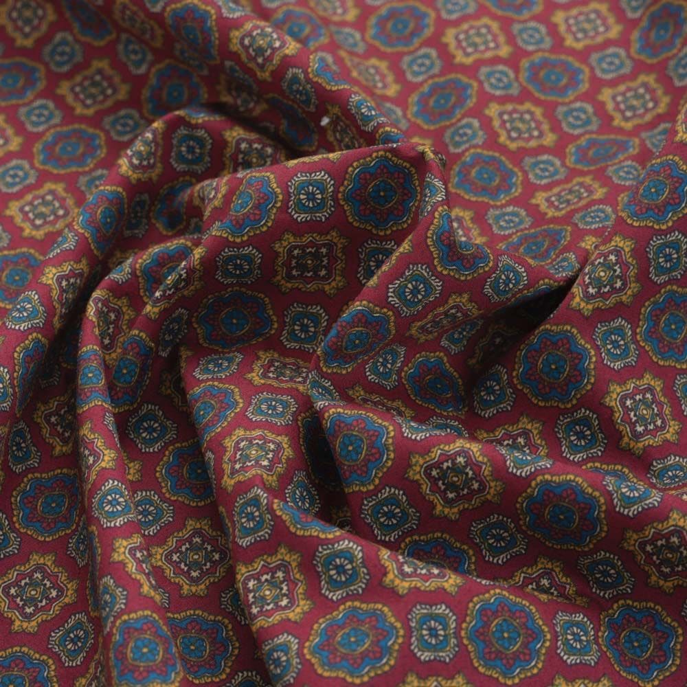 Bandana Cotton - Red/Blue