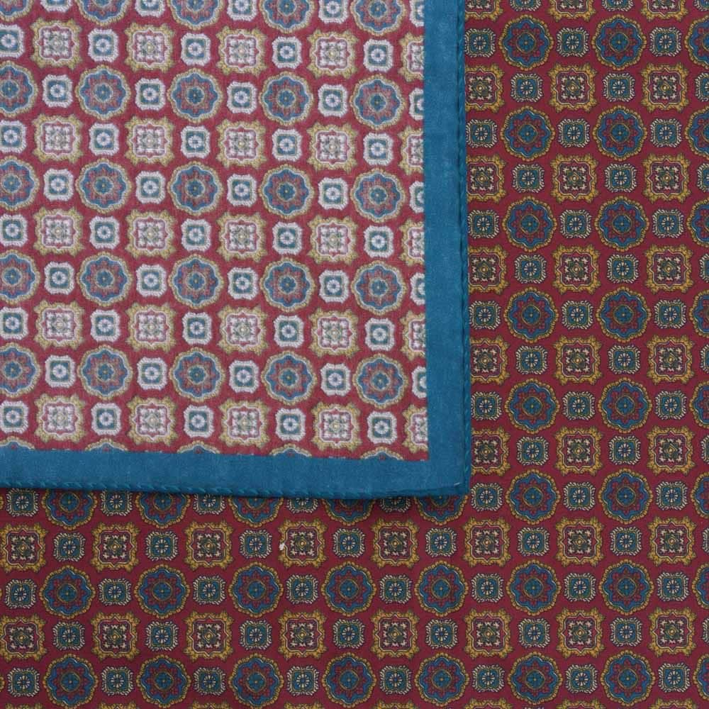 Bandana Cotton - Red/Blue