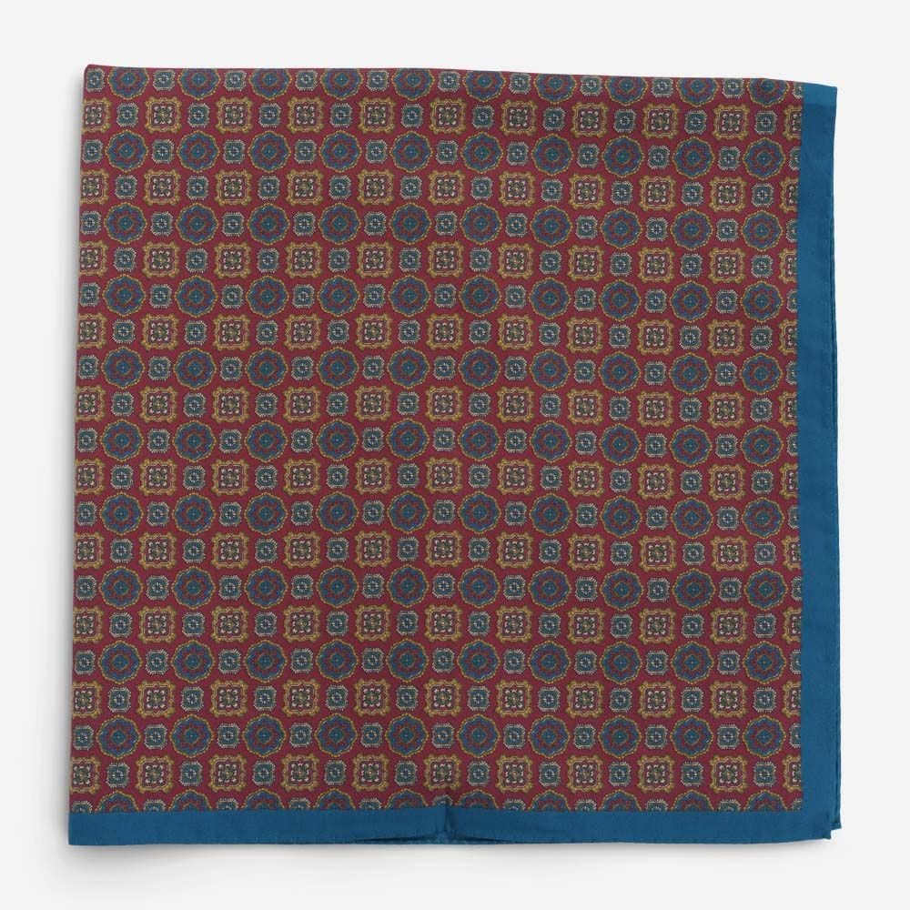 Bandana Cotton - Red/Blue