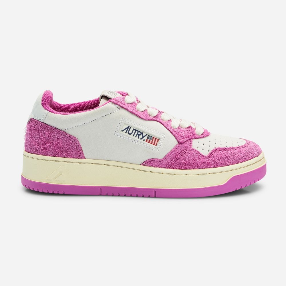 Medalist Low - Suede/Hair Fuchsia