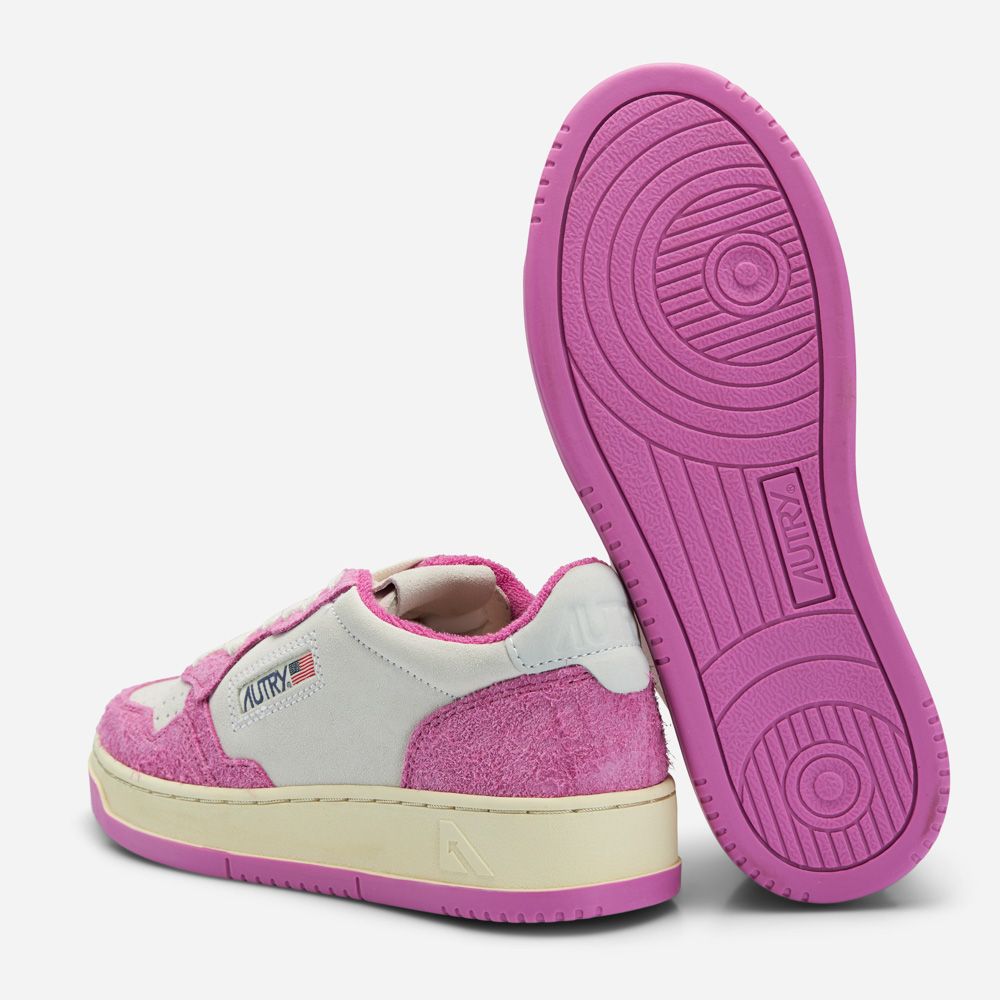 Medalist Low - Suede/Hair Fuchsia