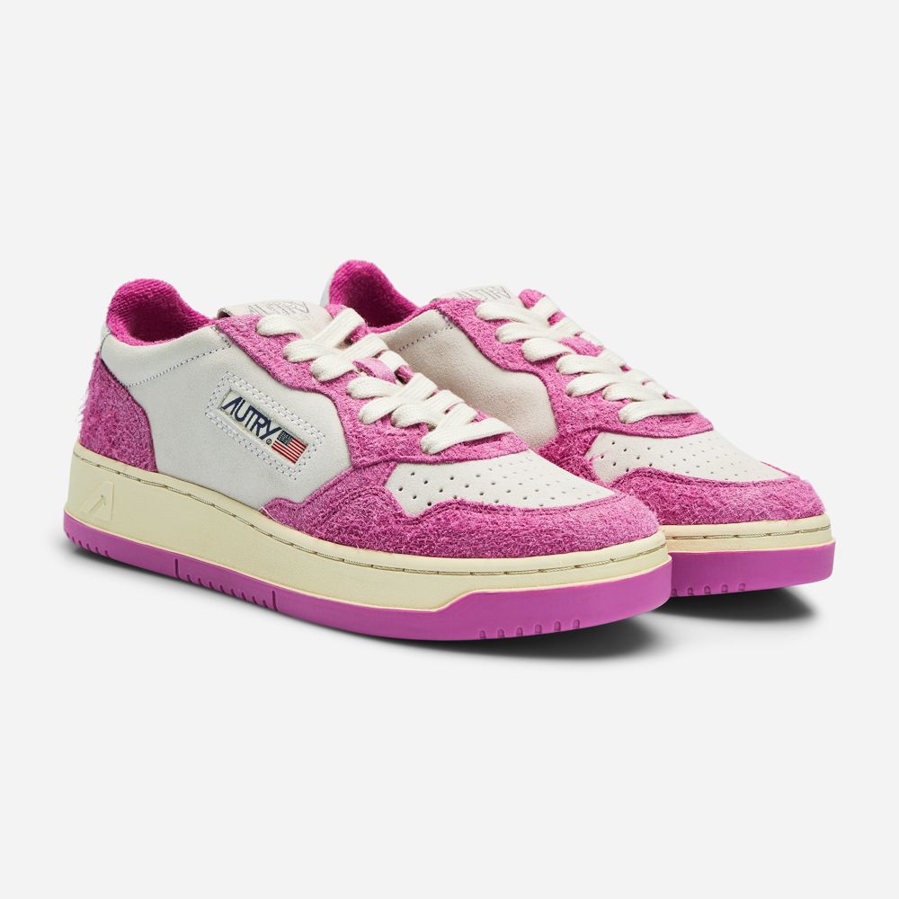 Medalist Low - Suede/Hair Fuchsia