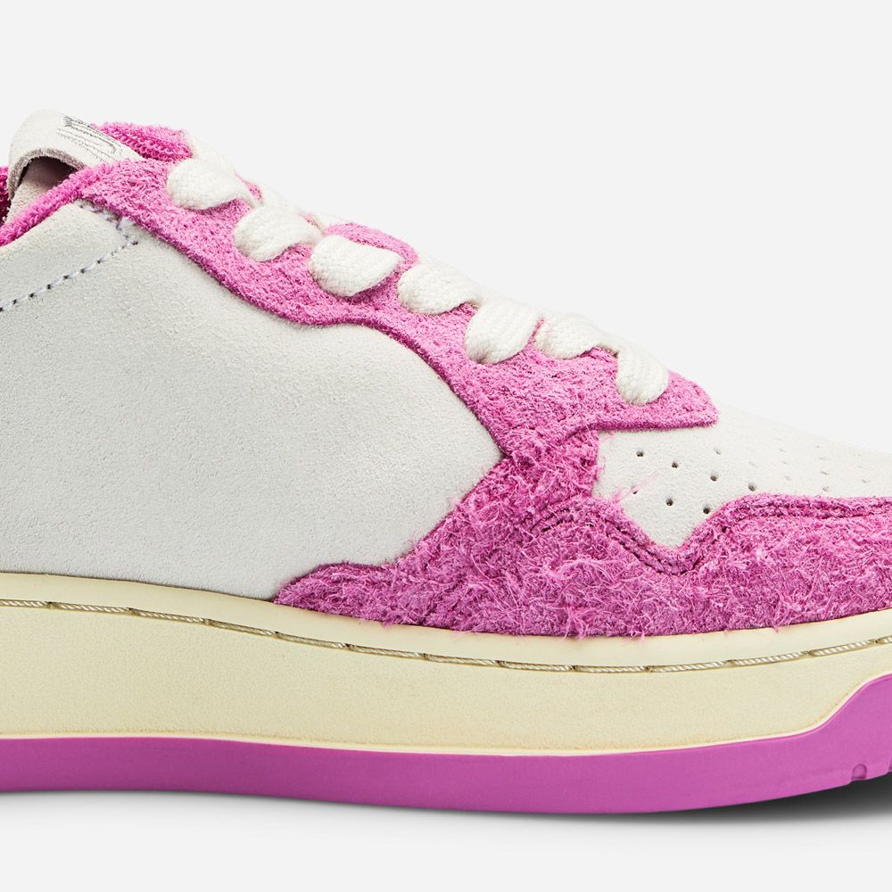 Medalist Low - Suede/Hair Fuchsia