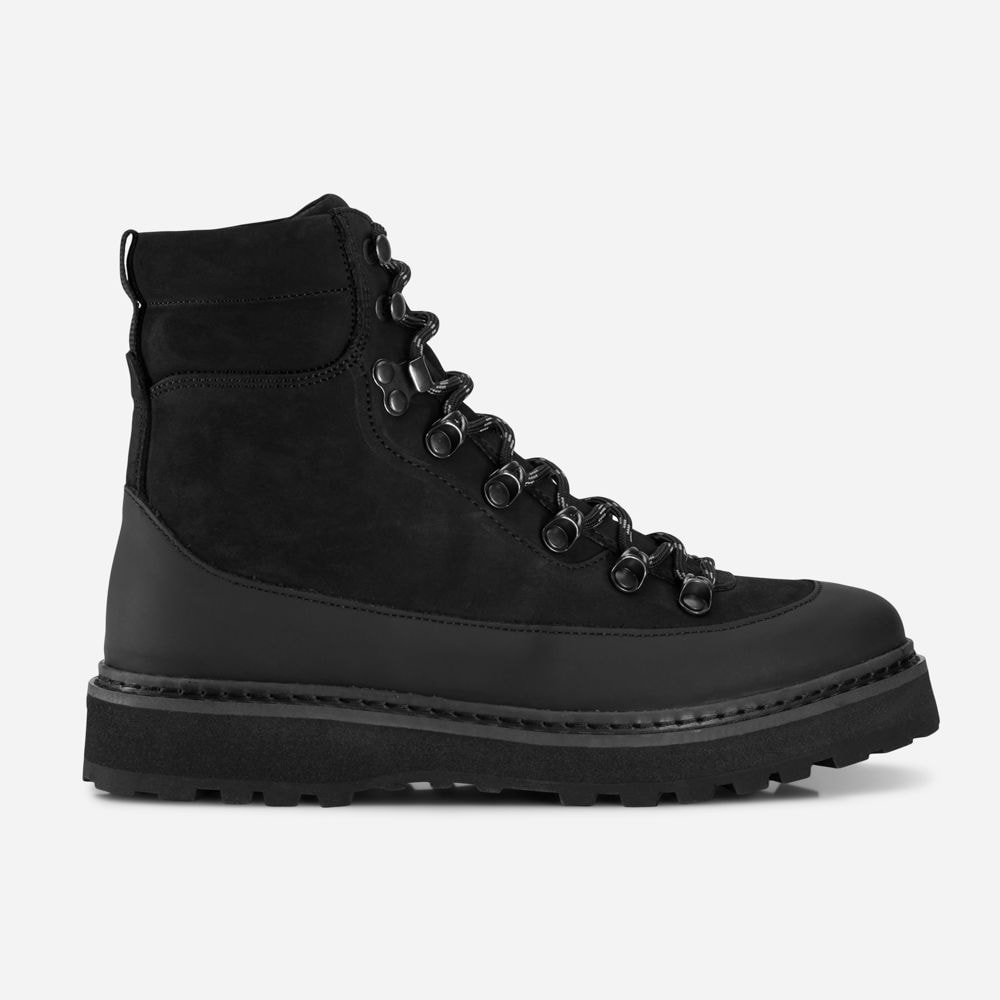 Hiking Core Shearling Nubuk - Black